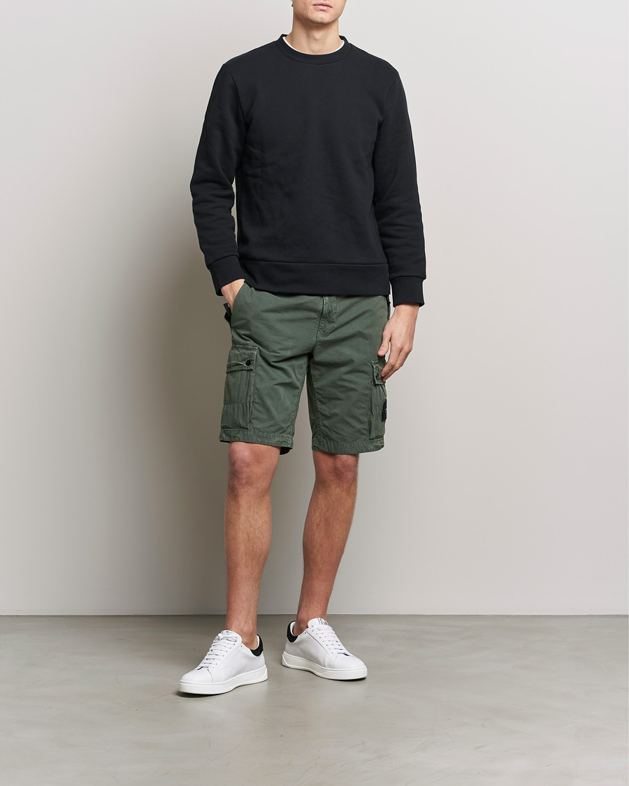 Homme | Shorts | Stone Island | Brushed Cotton Canvas Cargo Shorts Musk