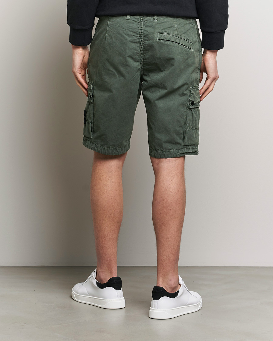 Homme | Shorts | Stone Island | Brushed Cotton Canvas Cargo Shorts Musk