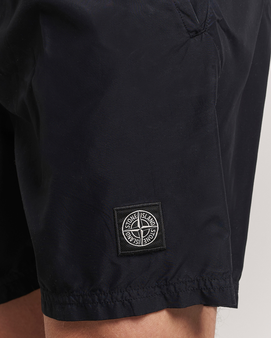 Homme | Maillots De Bain | Stone Island | Brushed Nylon Swimshorts Black