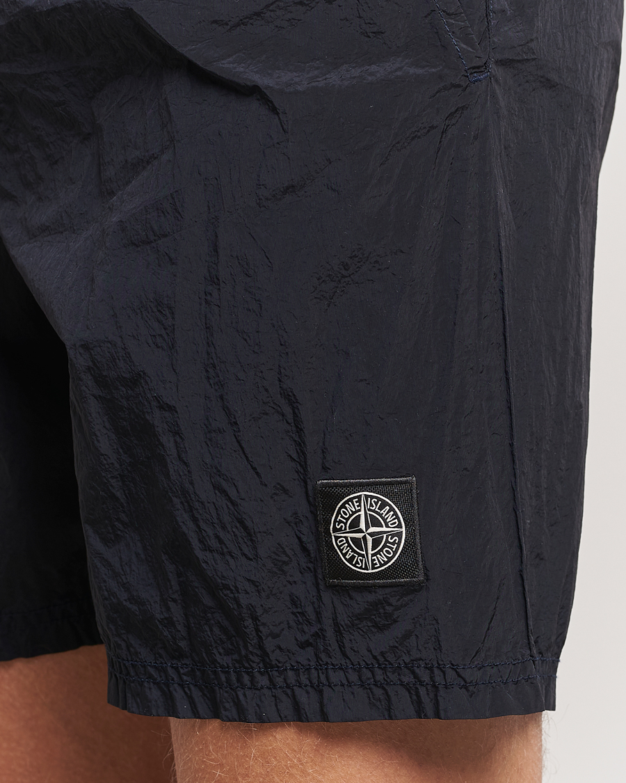 Homme | Maillots De Bain | Stone Island | Nylon Metal Econyl Swimshorts Navy Blue