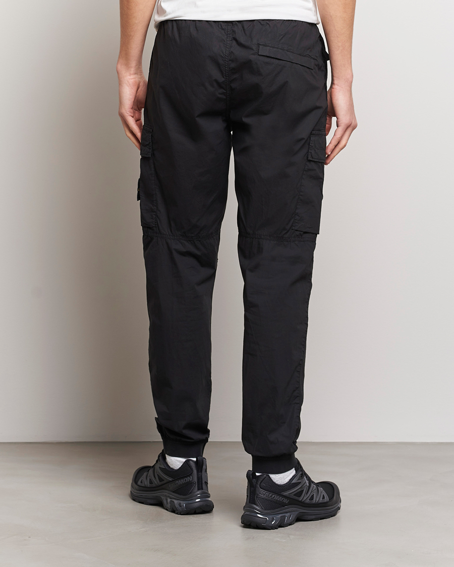 Heren | Broeken | Stone Island | Garment Dyed Drawsting Cargo Pants Black