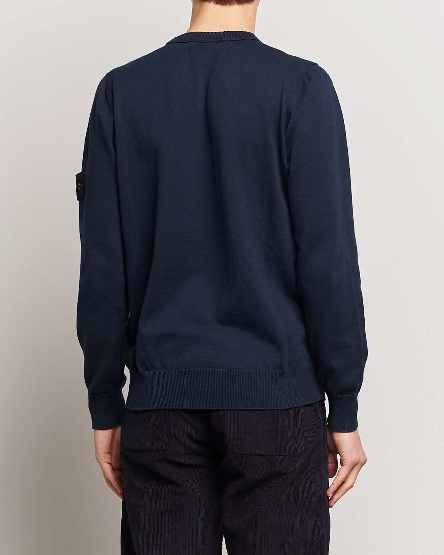 Homme | Pulls Et Tricots | Stone Island | Soft Organic Cotton Crew Neck Navy Blue
