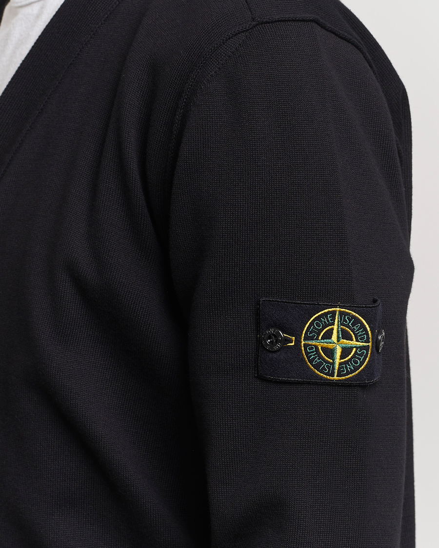Homme | Pulls Et Tricots | Stone Island | Soft Organic Cotton Cardigan Black