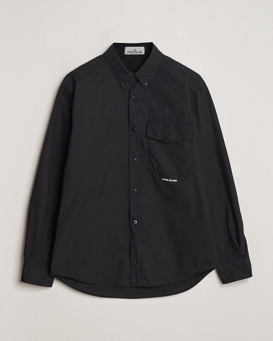Homme | Chemises | Stone Island | Light Cotton Shirt Black