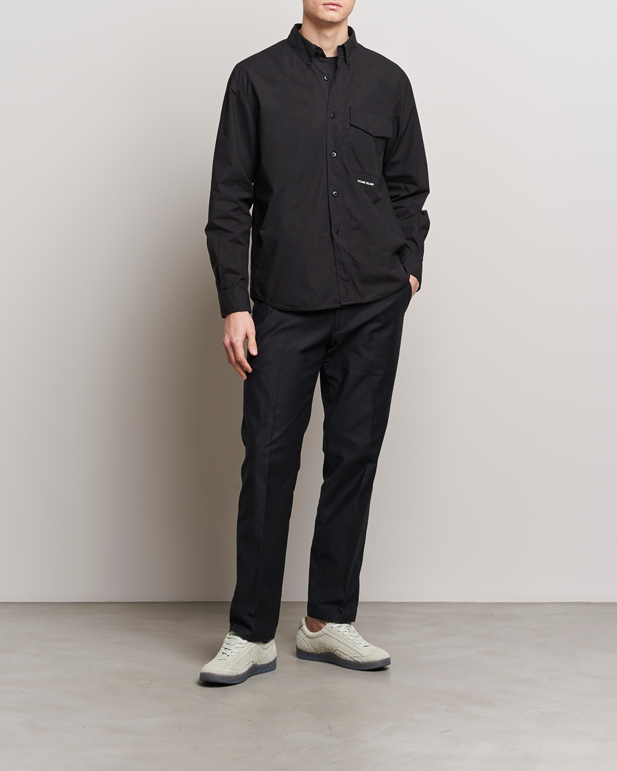 Homme | Chemises | Stone Island | Light Cotton Shirt Black