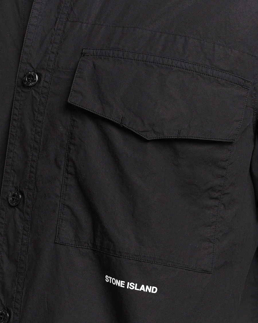 Homme | Chemises | Stone Island | Light Cotton Shirt Black