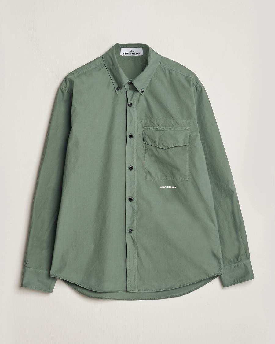 Homme | Chemises | Stone Island | Light Cotton Shirt Musk