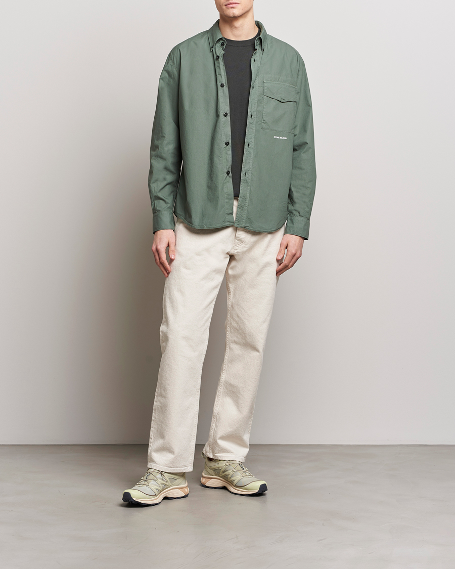 Homme | Chemises | Stone Island | Light Cotton Shirt Musk