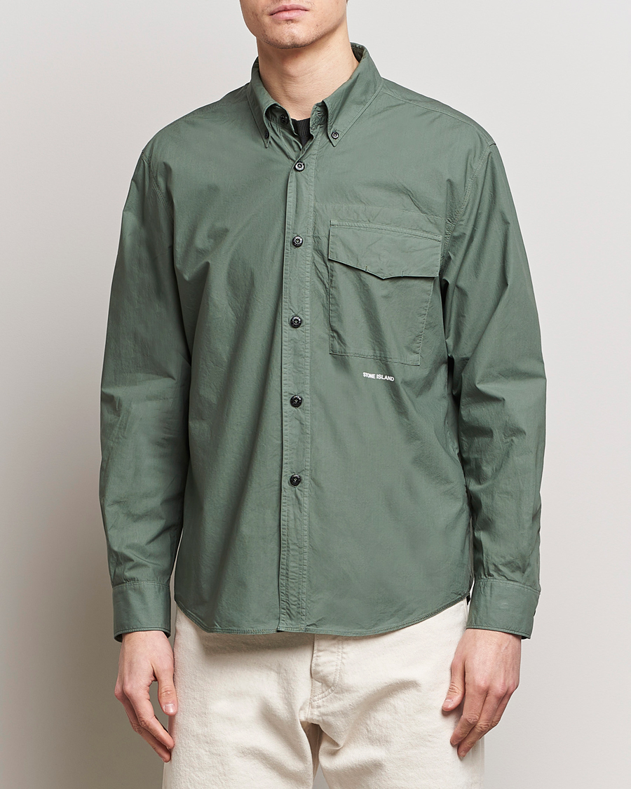 Homme | Chemises | Stone Island | Light Cotton Shirt Musk