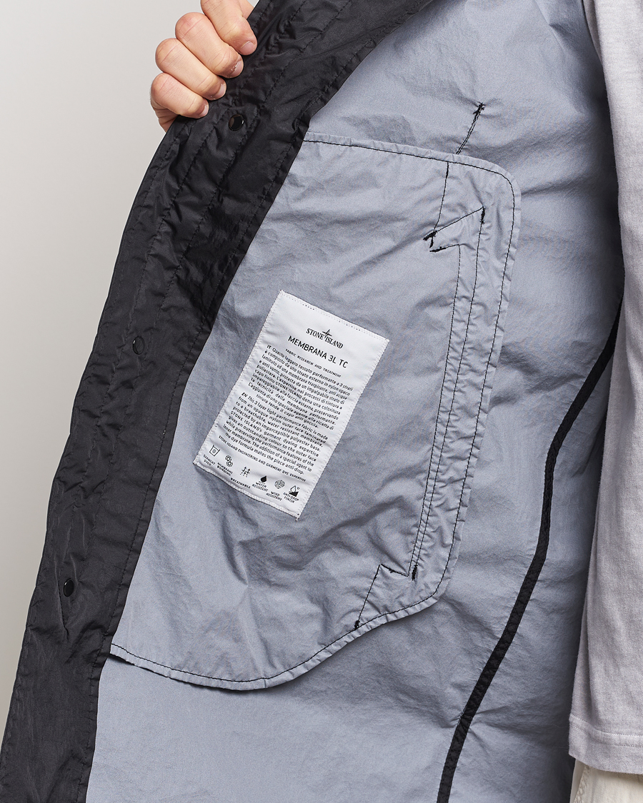 Homme | Manteaux Et Vestes | Stone Island | Membrana Coat Black