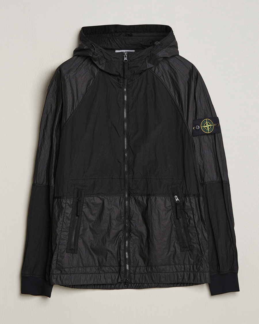 Homme | Manteaux Et Vestes | Stone Island | Nylon Metal Hooded Jacket Black