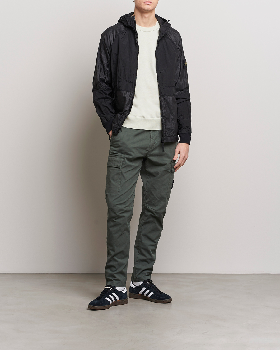 Homme | Manteaux Et Vestes | Stone Island | Nylon Metal Hooded Jacket Black