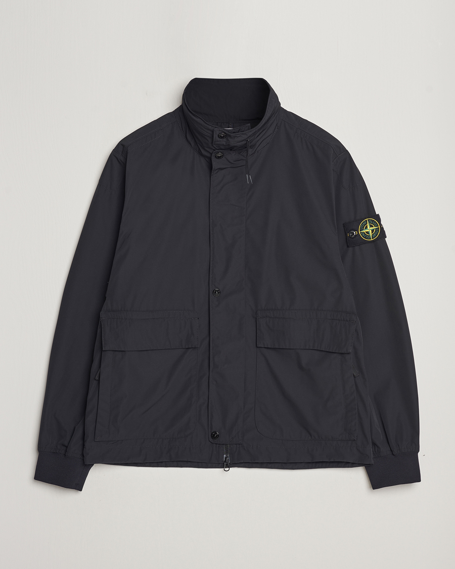 Heren | Jassen | Stone Island | Micro Twill Hooded Jacket Black