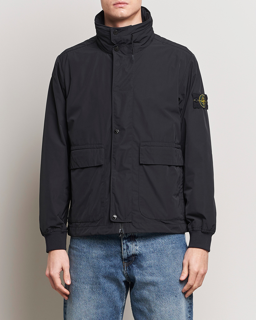 Heren | Jassen | Stone Island | Micro Twill Hooded Jacket Black