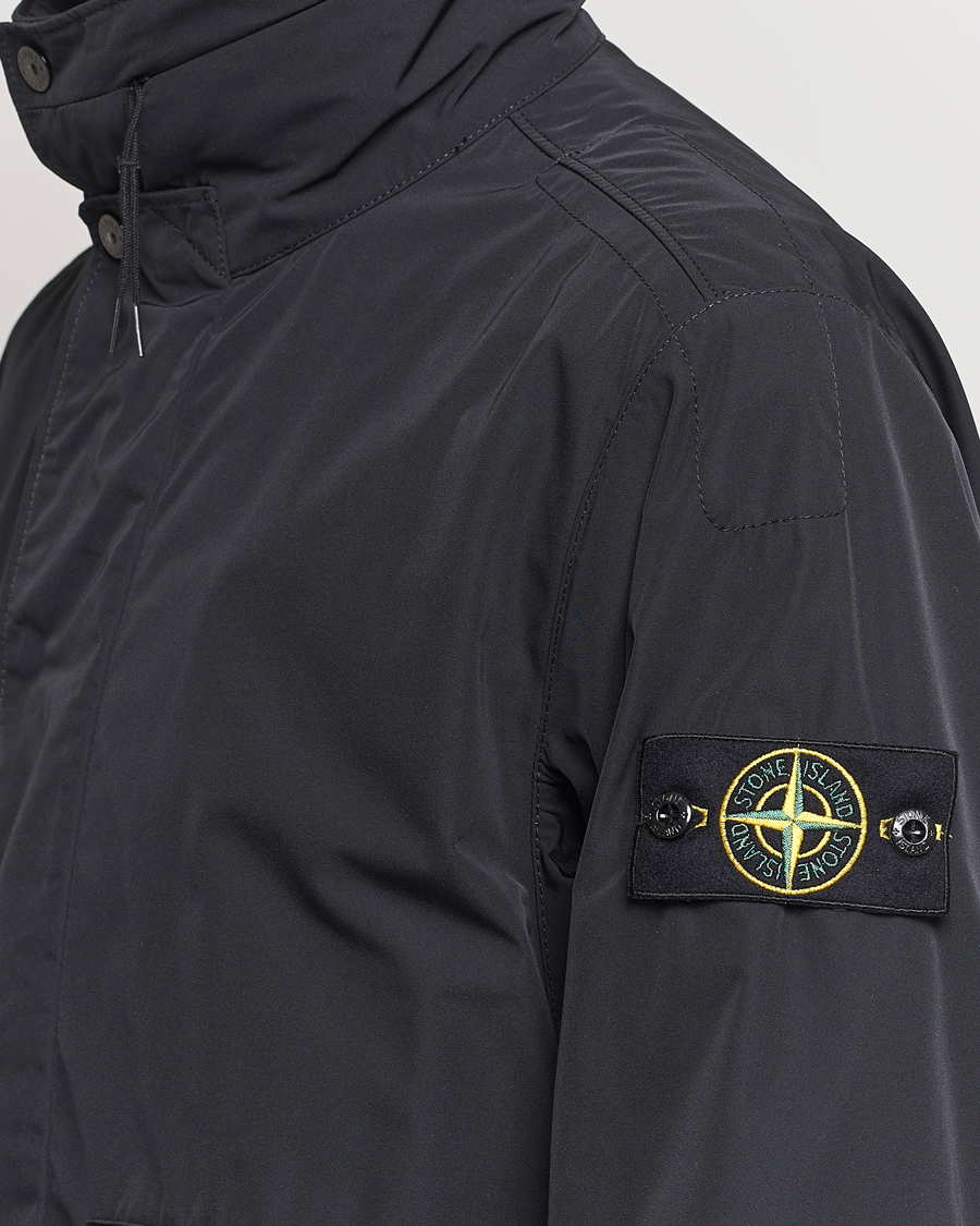 Heren | Jassen | Stone Island | Micro Twill Hooded Jacket Black