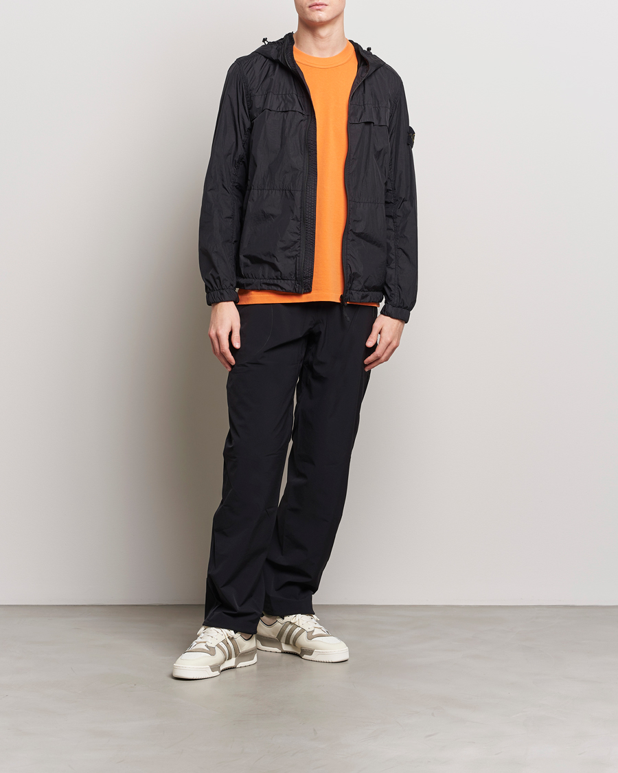 Homme | Manteaux Et Vestes | Stone Island | Crinkle Reps Hooded Jacket Black