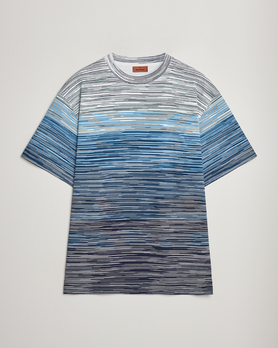 Homme | T-shirts | Missoni | Space Dyed T-Shirt Blue