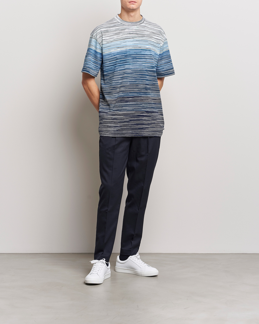 Homme | T-shirts | Missoni | Space Dyed T-Shirt Blue