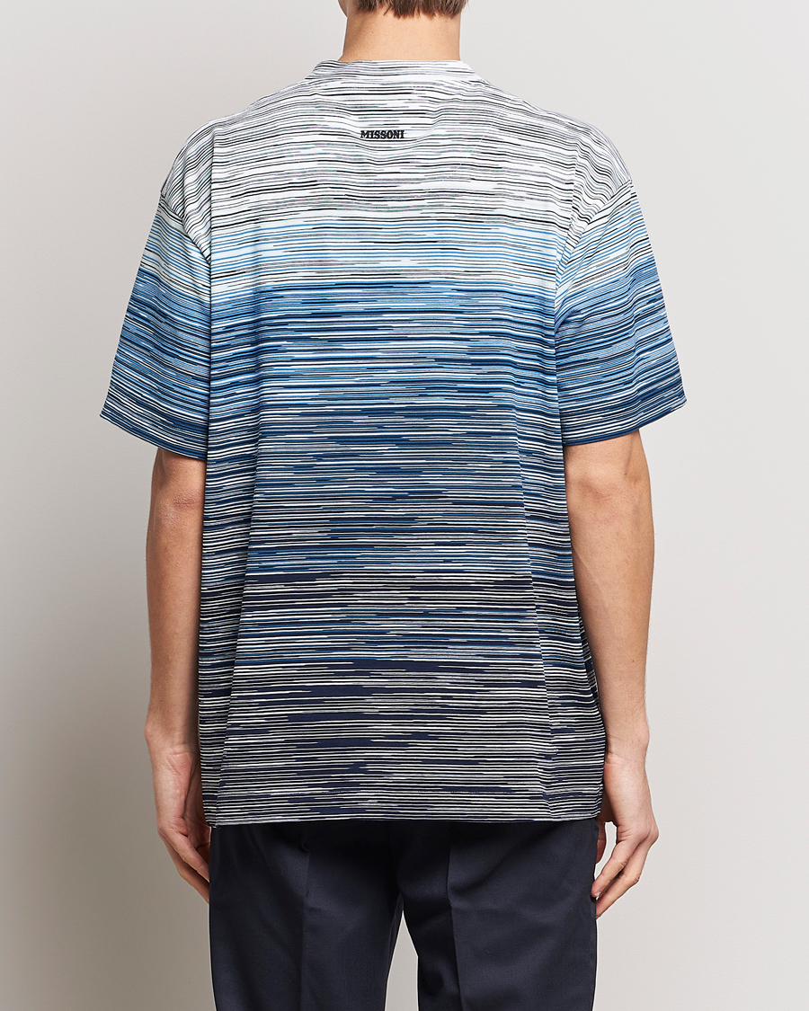 Homme | T-shirts | Missoni | Space Dyed T-Shirt Blue