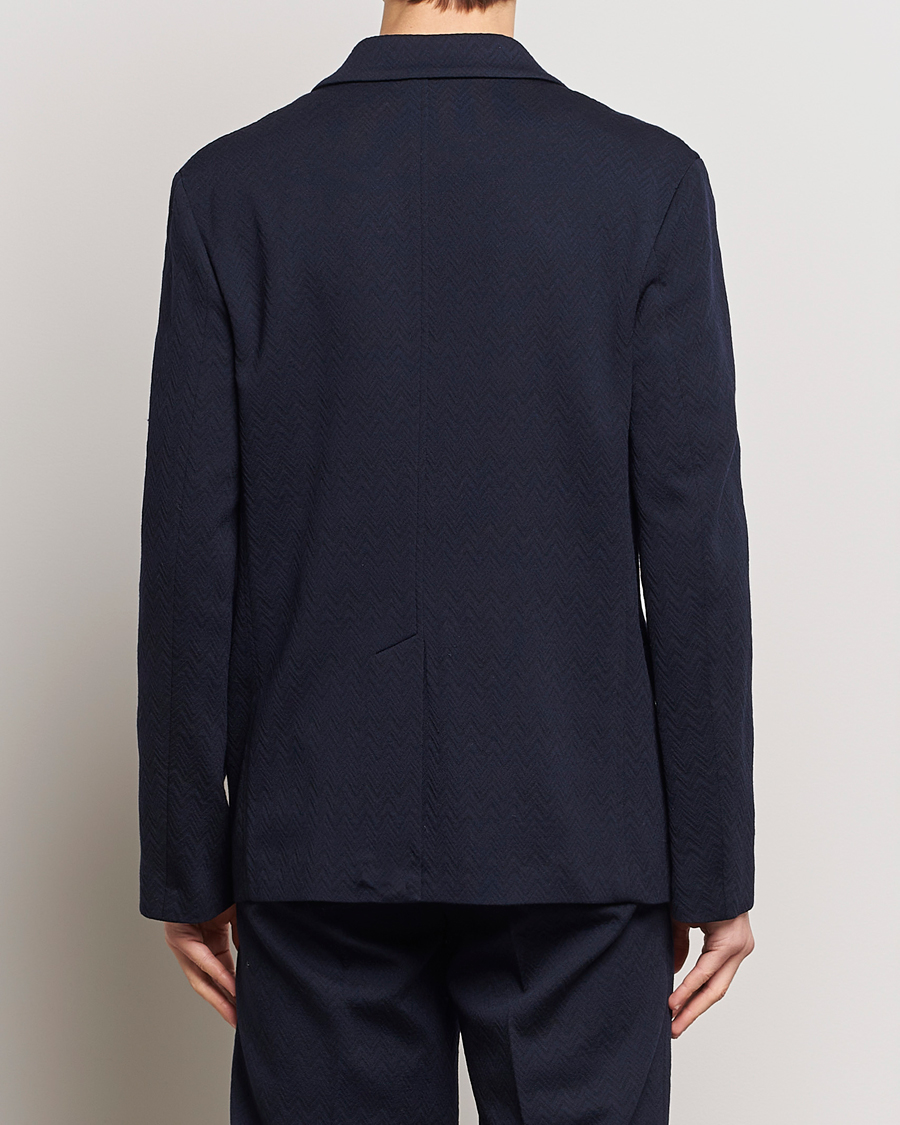 Homme | Blazers | Missoni | Chevron Wool Blazer Navy