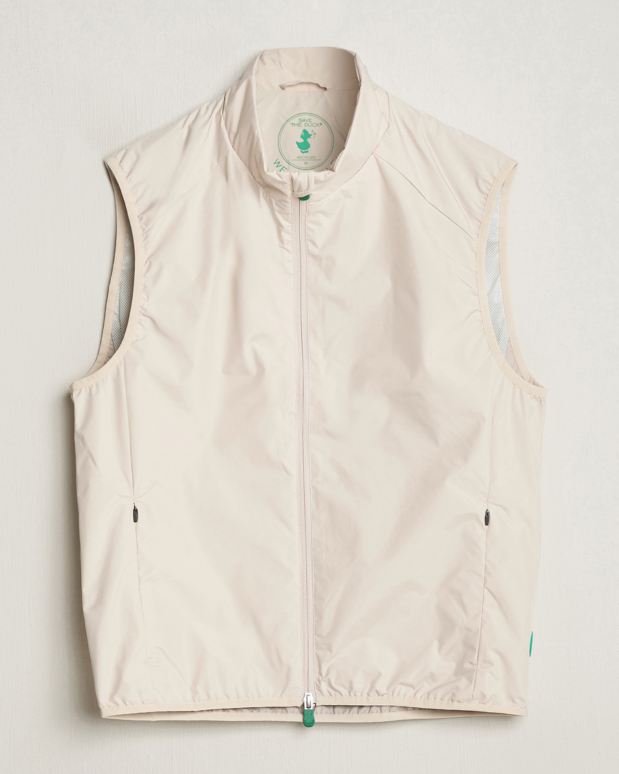 Homme | Manteaux Et Vestes | Save The Duck | Mars Lightweight Vest Shore Beige
