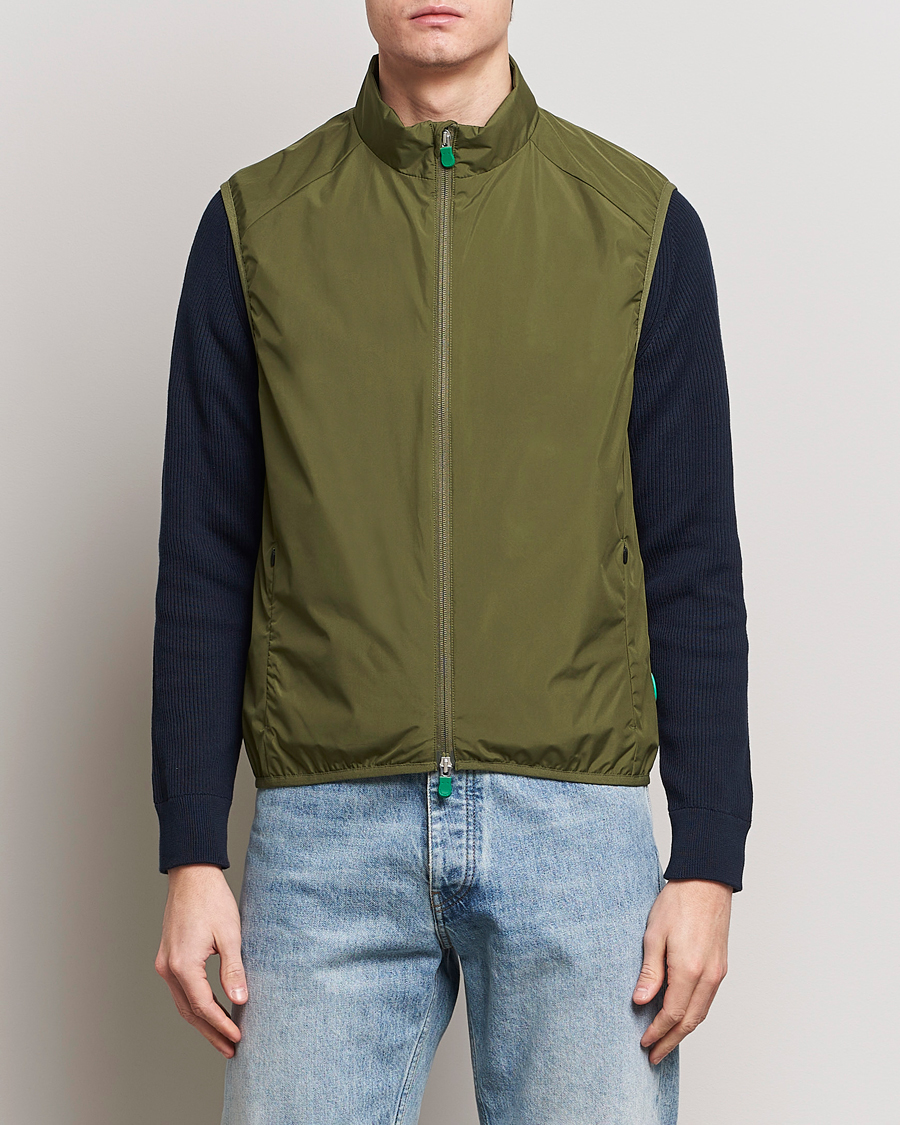 Homme | Manteaux Et Vestes | Save The Duck | Mars Lightweight Vest Dusty Olive