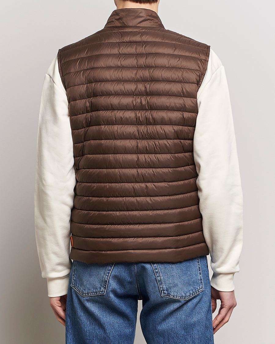 Heren | Jassen | Save The Duck | Aiko Lightweigt Padded Vest Soil Brown