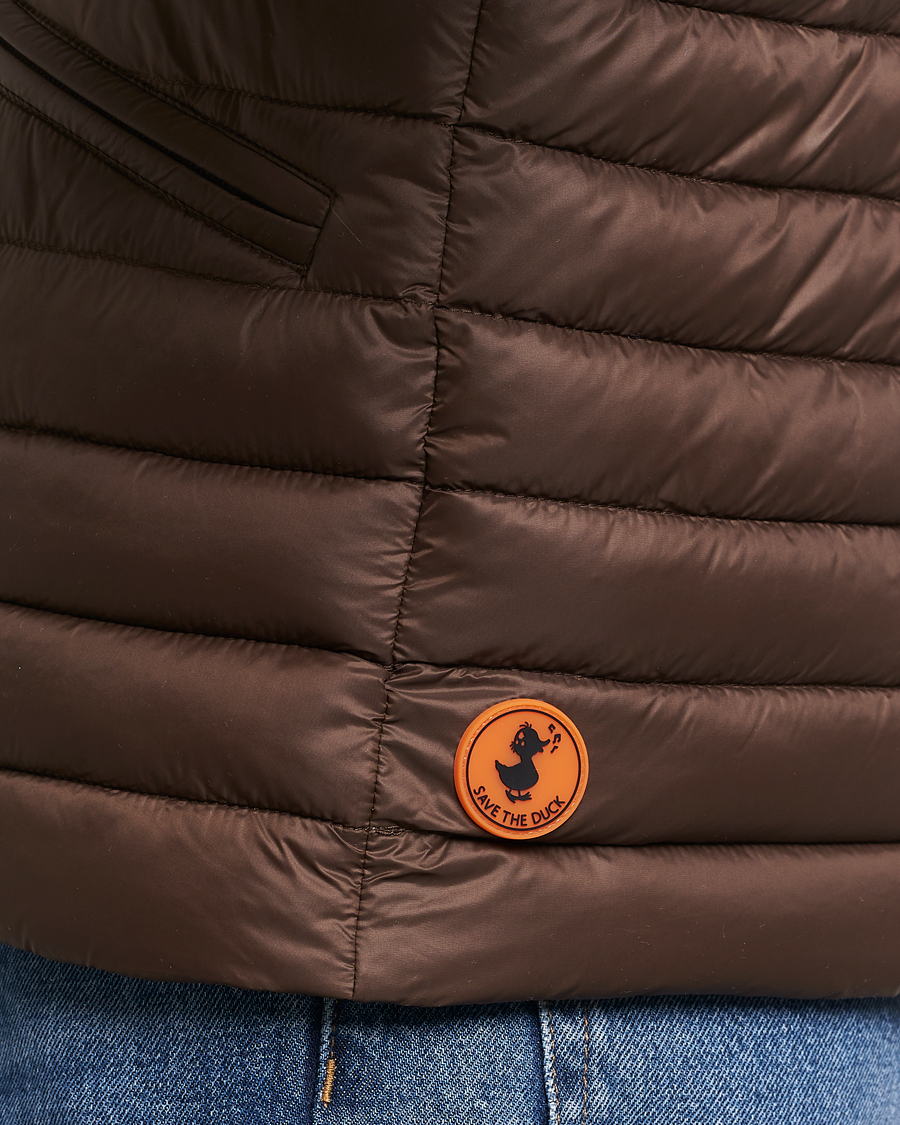 Homme | Manteaux Et Vestes | Save The Duck | Aiko Lightweigt Padded Vest Soil Brown