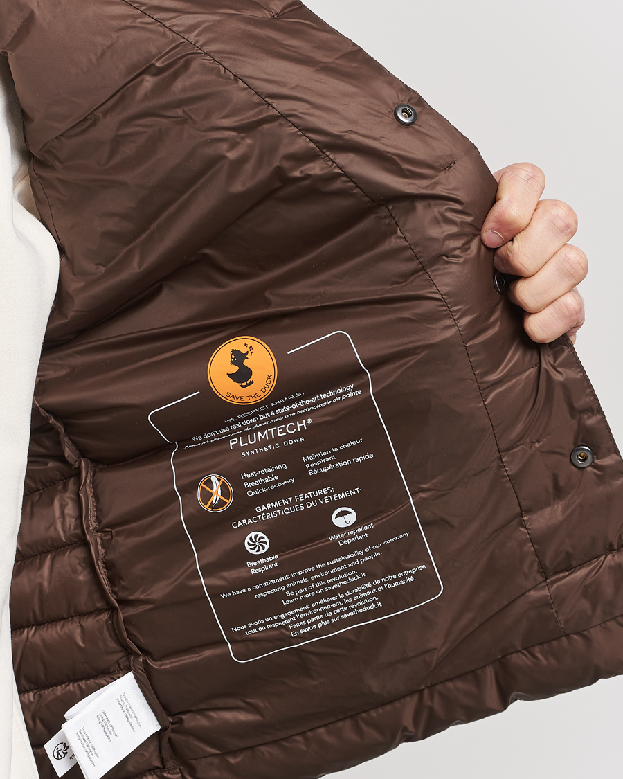 Heren | Jassen | Save The Duck | Aiko Lightweigt Padded Vest Soil Brown