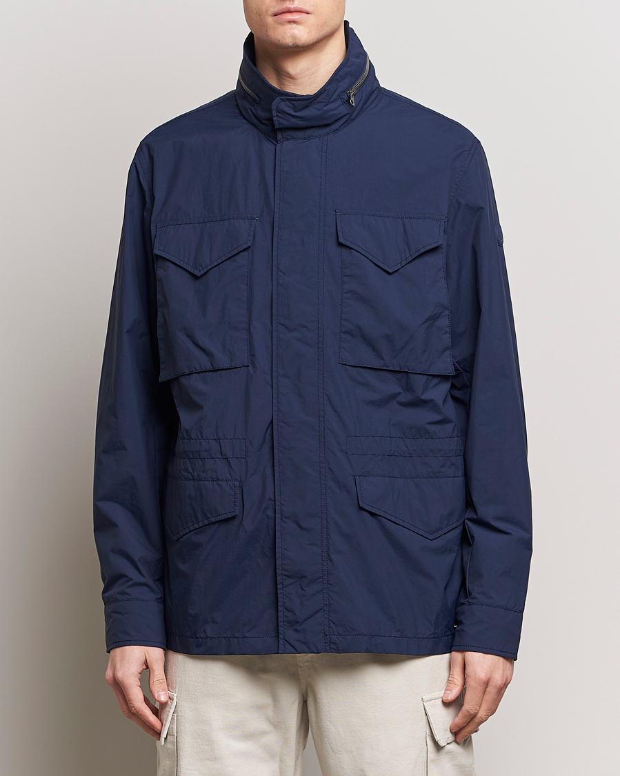 Heren | Jassen | Save The Duck | Mako Water Repellent Nylon Field Jacket Navy Blue