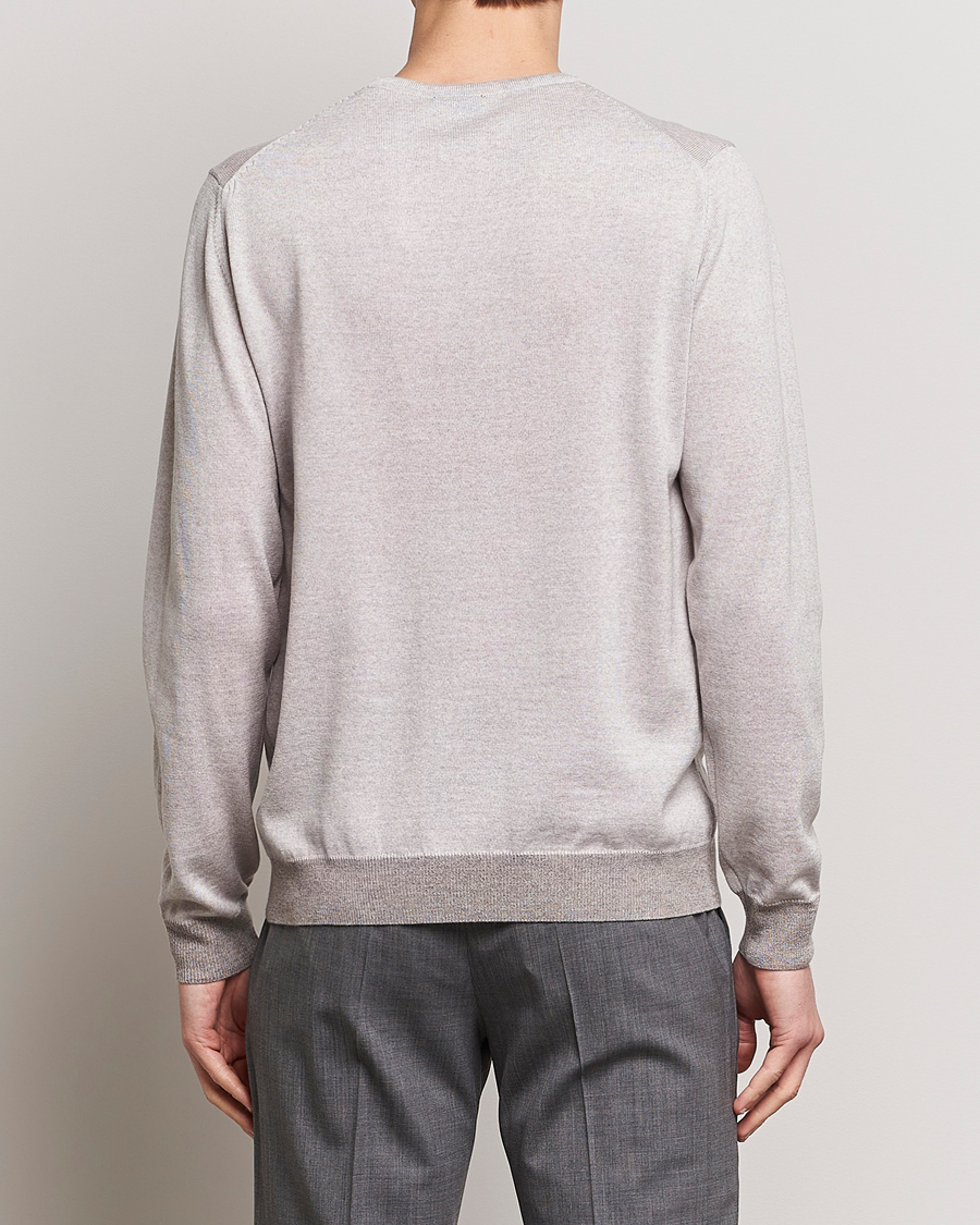 Homme | Pulls Et Tricots | Stenströms | Merino Contrast Crew Neck Beige