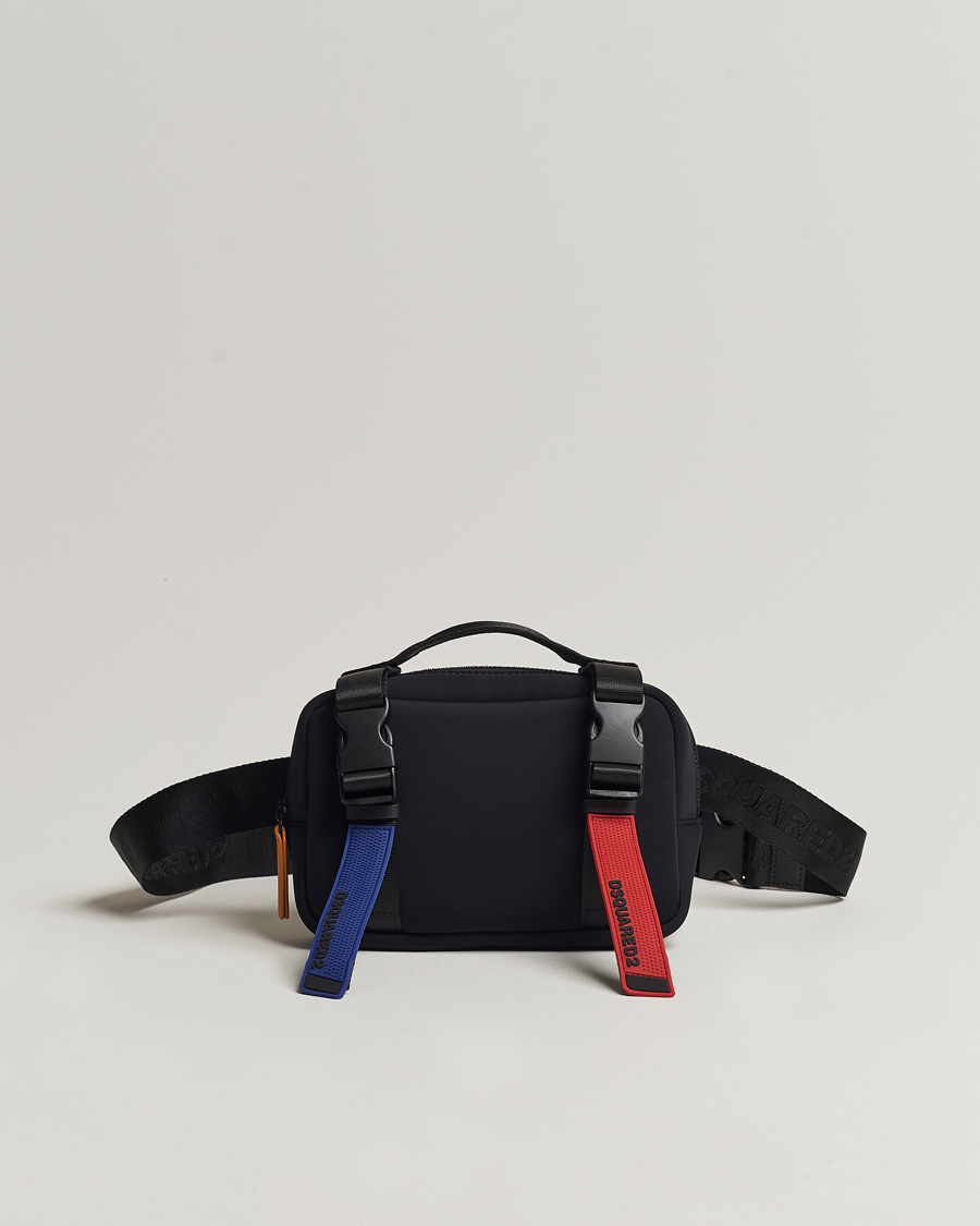 Homme | Dsquared2 Sport Tape Belt Bag Black | Dsquared2 | Sport Tape Belt Bag Black