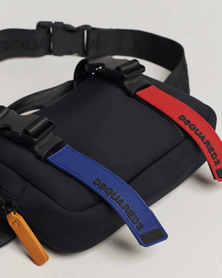 Homme | Dsquared2 Sport Tape Belt Bag Black | Dsquared2 | Sport Tape Belt Bag Black