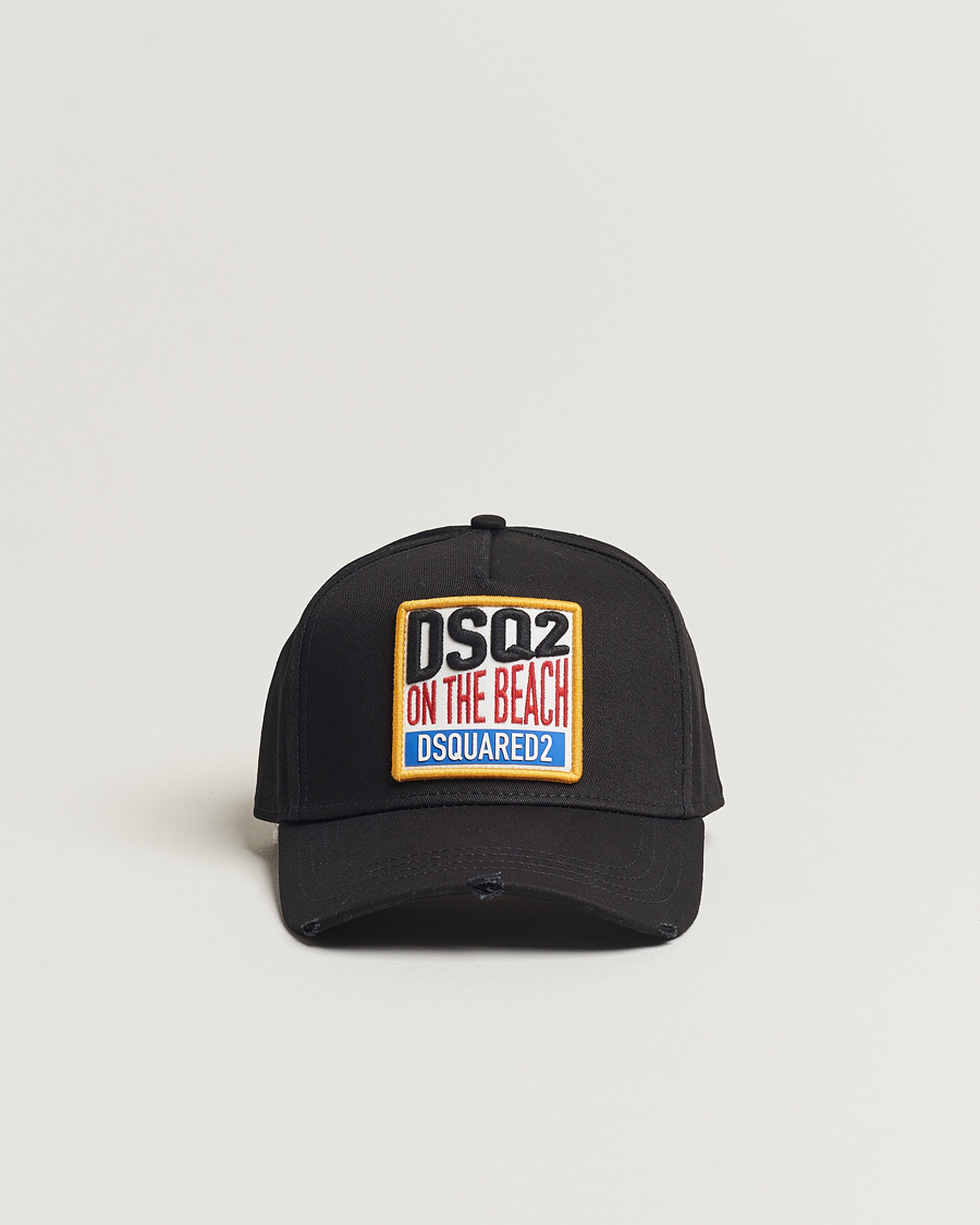 Homme | Dsquared2 Tropical Baseball Cap Black | Dsquared2 | Tropical Baseball Cap Black