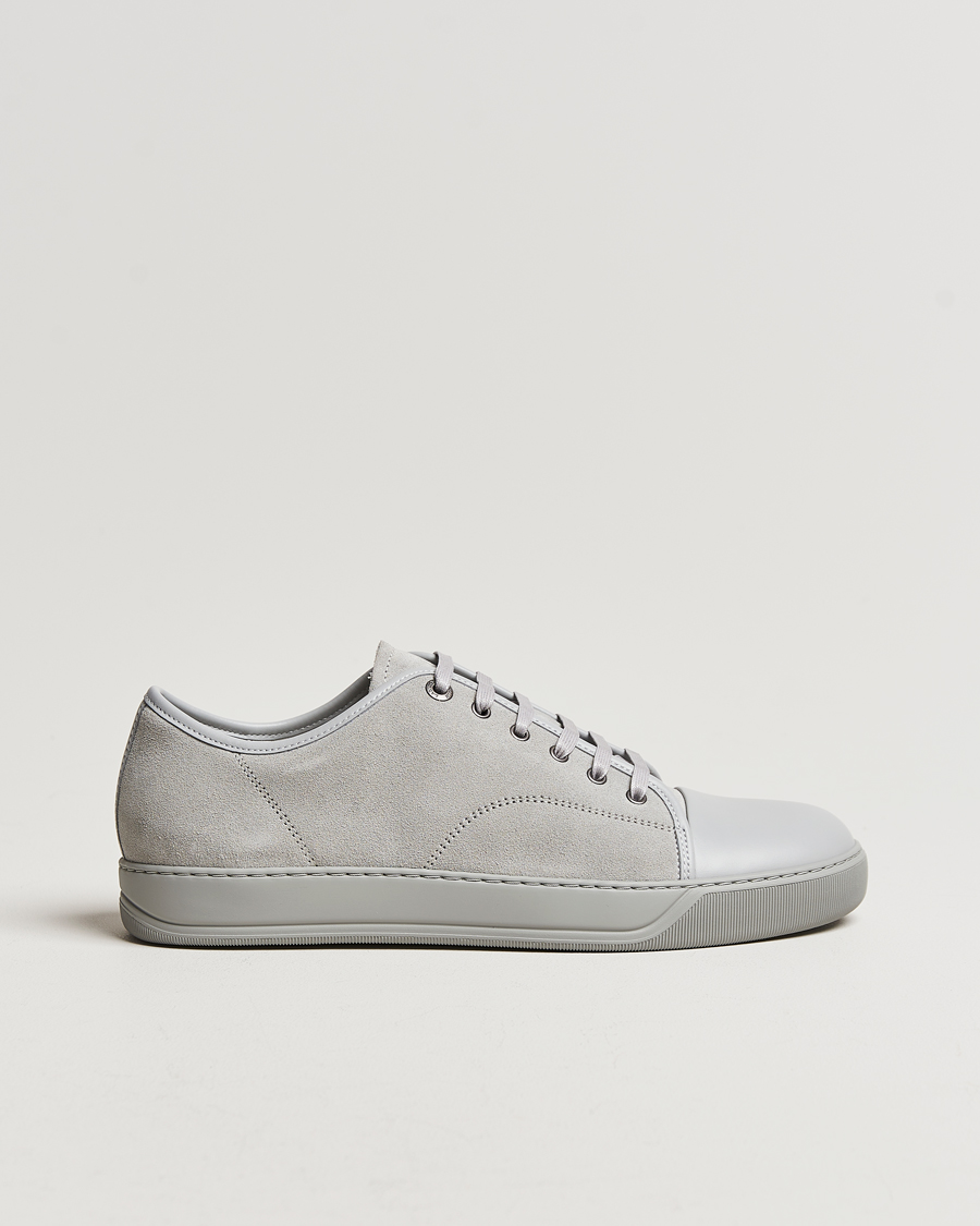 Homme | Lanvin Nappa Cap Toe Sneaker Light Grey | Lanvin | Nappa Cap Toe Sneaker Light Grey