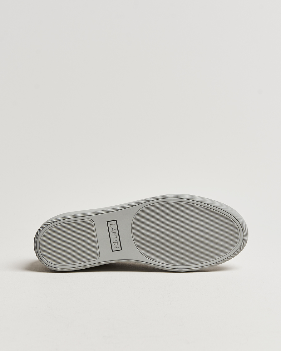 Homme | Lanvin Nappa Cap Toe Sneaker Light Grey | Lanvin | Nappa Cap Toe Sneaker Light Grey