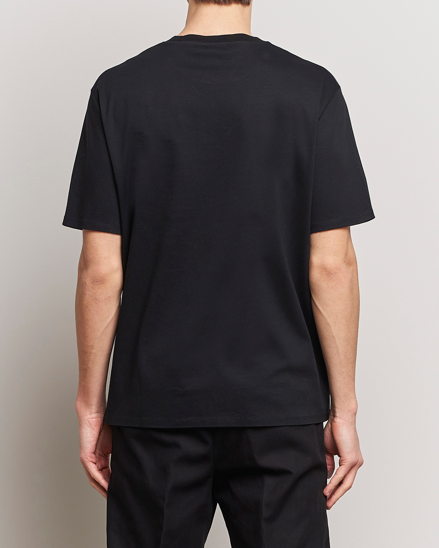 Homme | T-shirts | Lanvin | Embroidered Logo T-Shirt Black