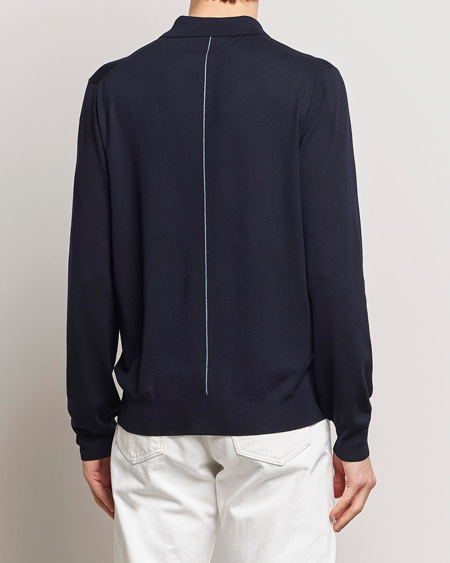 Homme | Pulls Et Tricots | Lanvin | Merino Wool Knitted Polo Thunder