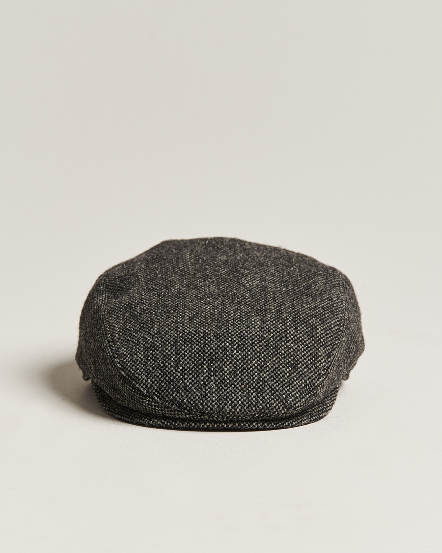 Heren | Hoeden en petten | Wigéns | Ivy Slim Donegal Wool Dark Grey
