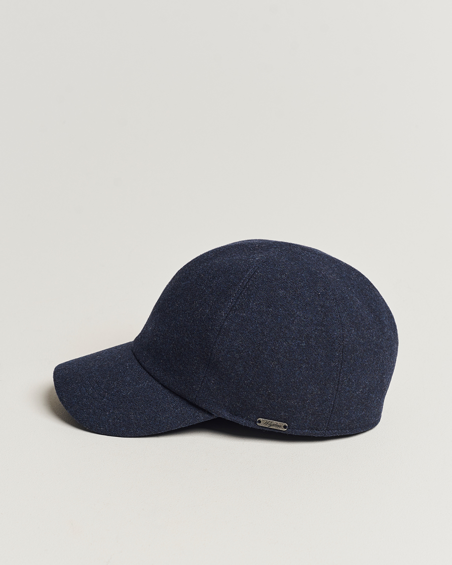 Homme | Wigéns Baseball Classic Melton Wool Blue Melange | Wigéns | Baseball Classic Melton Wool Blue Melange