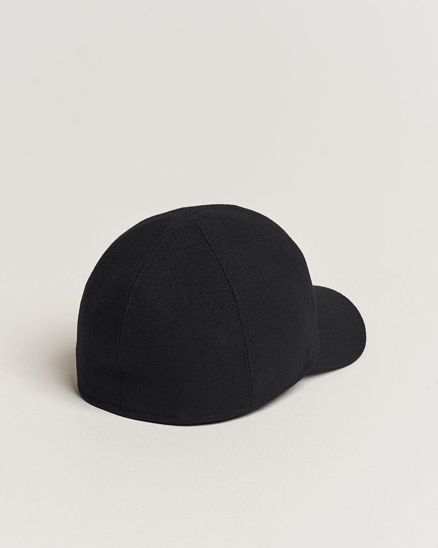 Homme | Bobs Et Casquettes | Wigéns | Baseball Classic Melton Wool Black