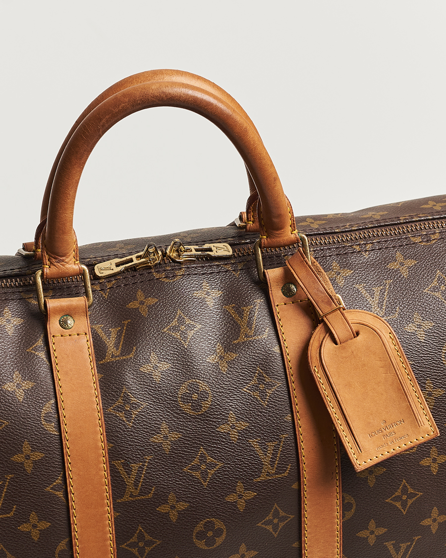 Homme | Louis Vuitton Pre-Owned Keepall 50 Bag Monogram | Louis Vuitton Pre-Owned | Keepall 50 Bag Monogram