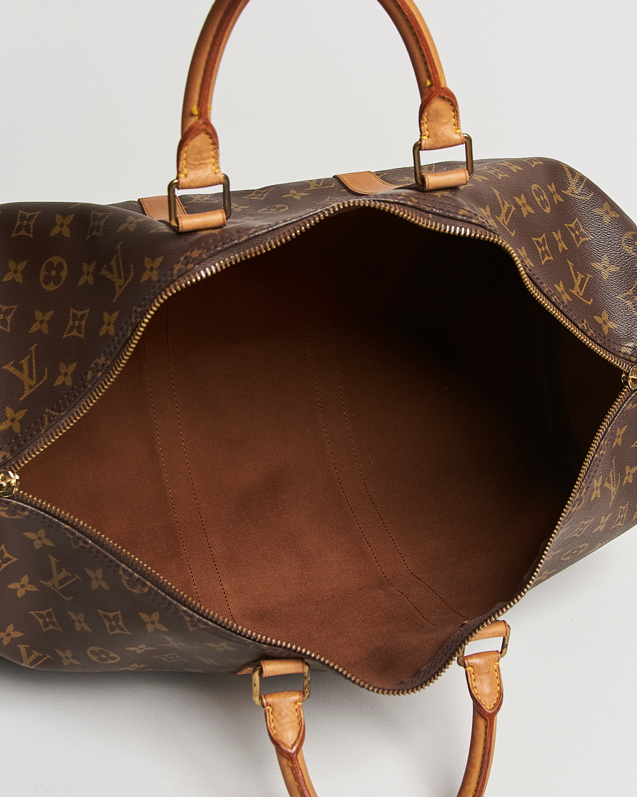 Homme | Louis Vuitton Pre-Owned Keepall 50 Bag Monogram | Louis Vuitton Pre-Owned | Keepall 50 Bag Monogram