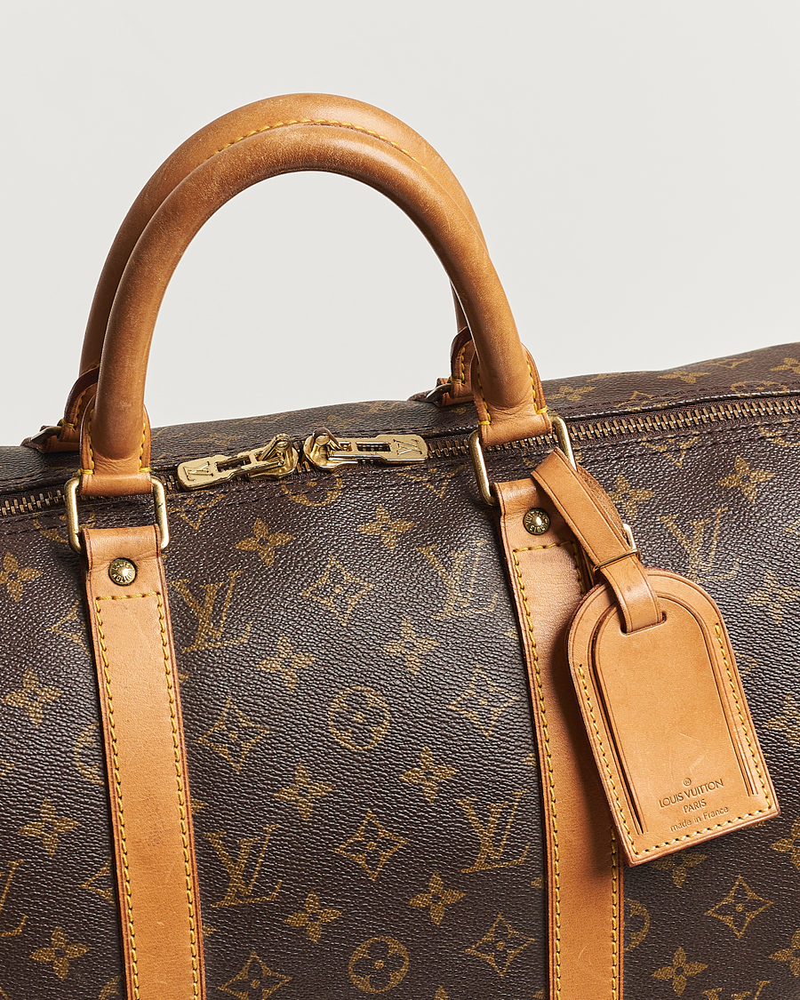 Homme | Louis Vuitton Pre-Owned Keepall 50 Bag Monogram | Louis Vuitton Pre-Owned | Keepall 50 Bag Monogram