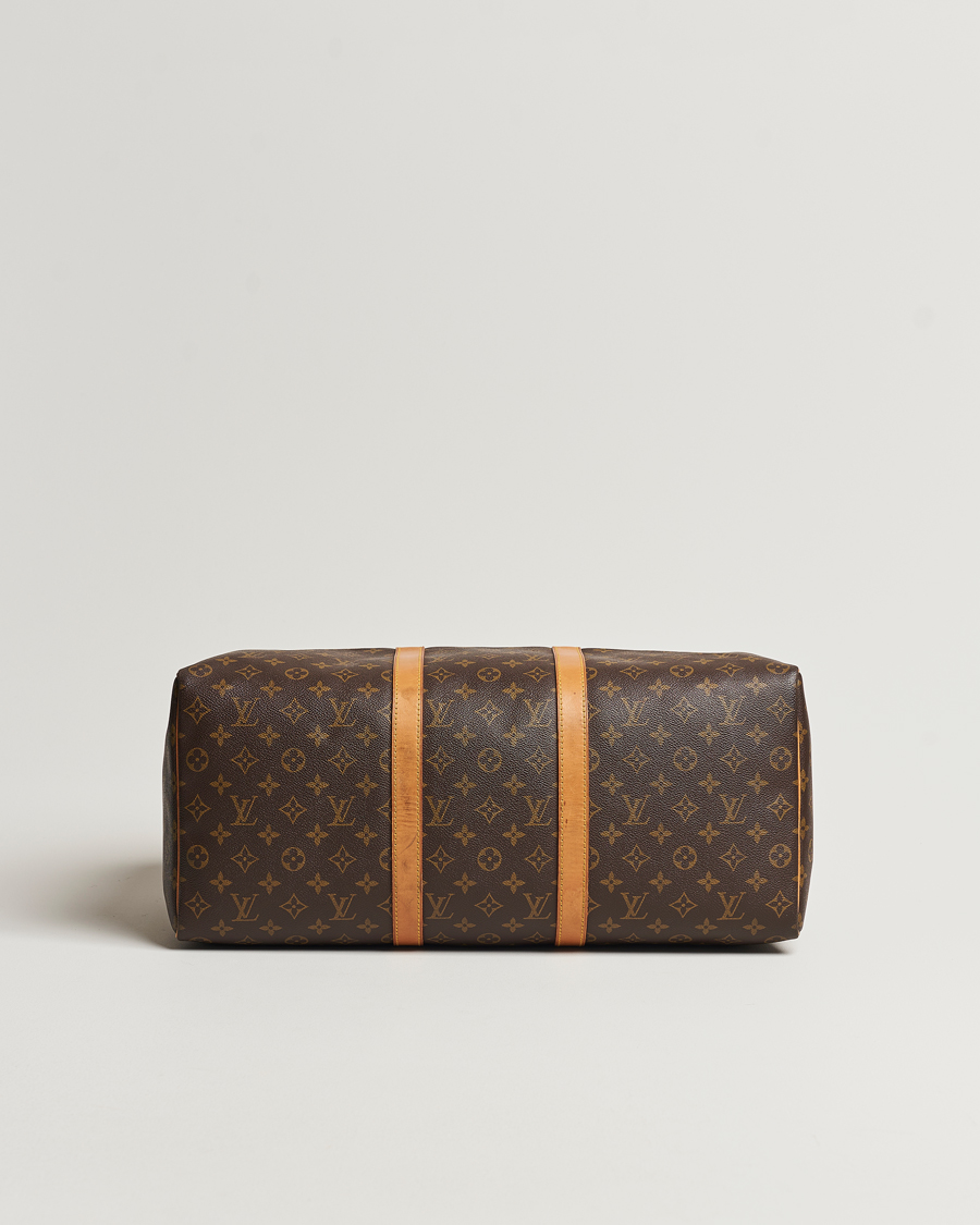Homme | Louis Vuitton Pre-Owned Keepall 50 Bag Monogram | Louis Vuitton Pre-Owned | Keepall 50 Bag Monogram