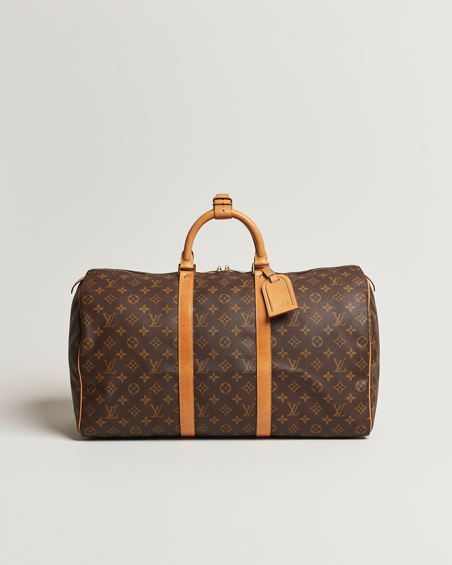 Heren | Louis Vuitton Pre-Owned Keepall 50 Bag Monogram | Louis Vuitton Pre-Owned | Keepall 50 Bag Monogram