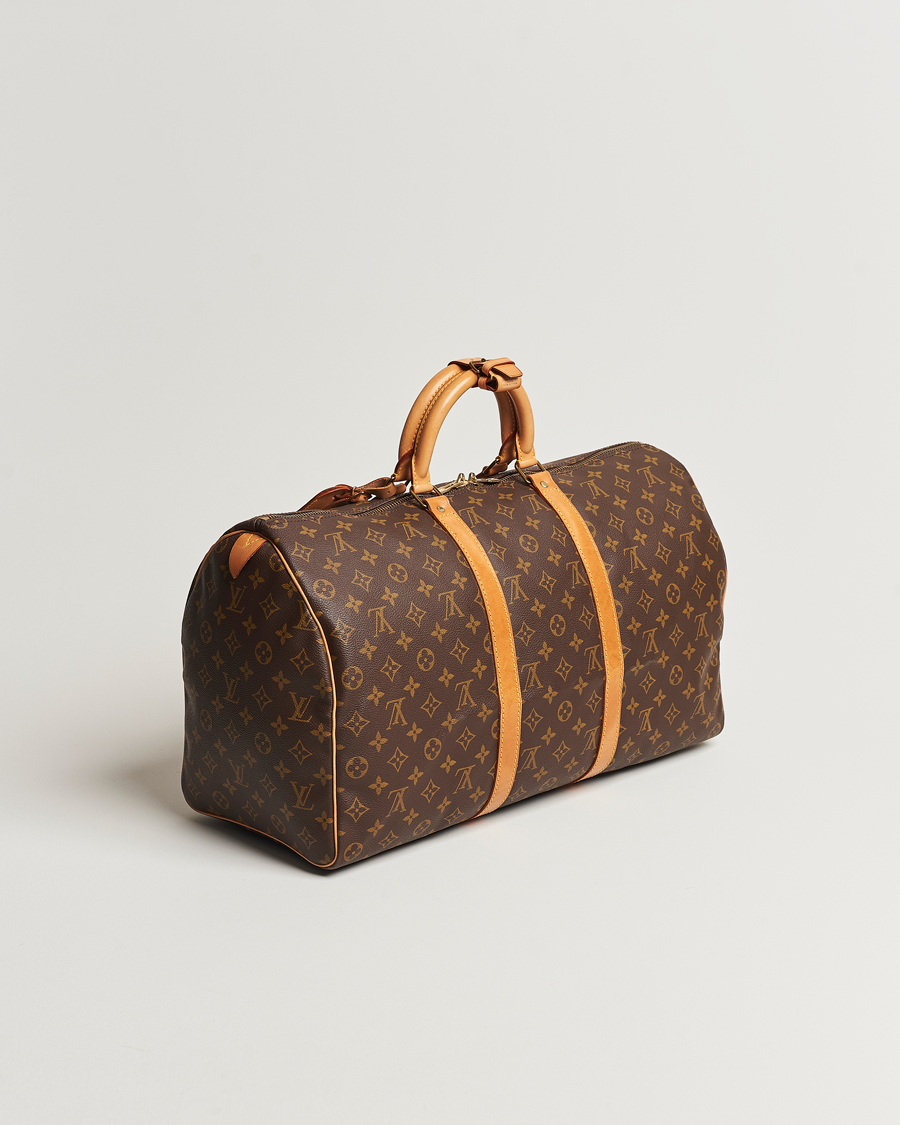 Heren | Louis Vuitton Pre-Owned Keepall 50 Bag Monogram | Louis Vuitton Pre-Owned | Keepall 50 Bag Monogram