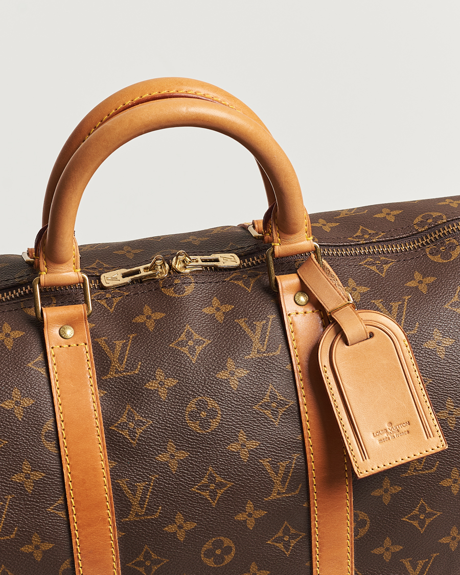 Heren | Louis Vuitton Pre-Owned Keepall 50 Bag Monogram | Louis Vuitton Pre-Owned | Keepall 50 Bag Monogram