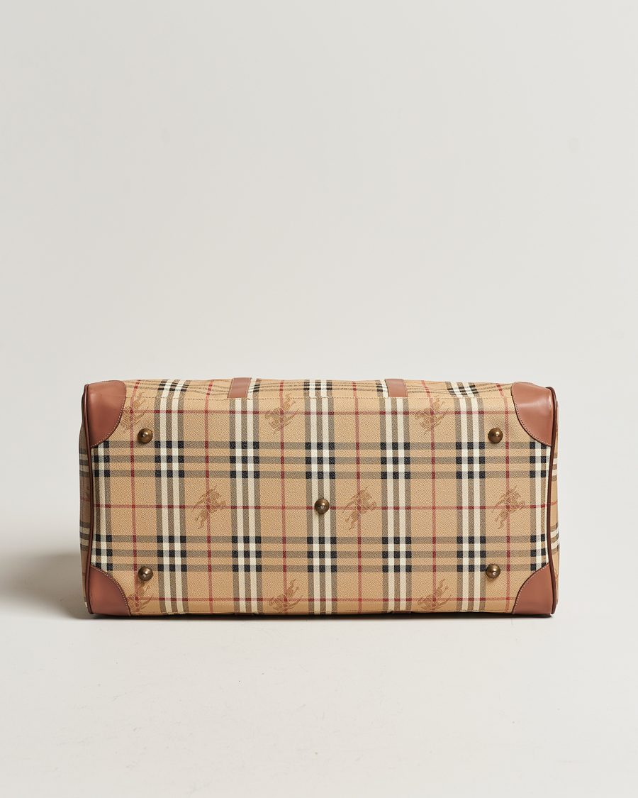 Homme | Burberry Pre-Owned Duffle Bag Haymarket Check | Burberry Pre-Owned | Duffle Bag Haymarket Check
