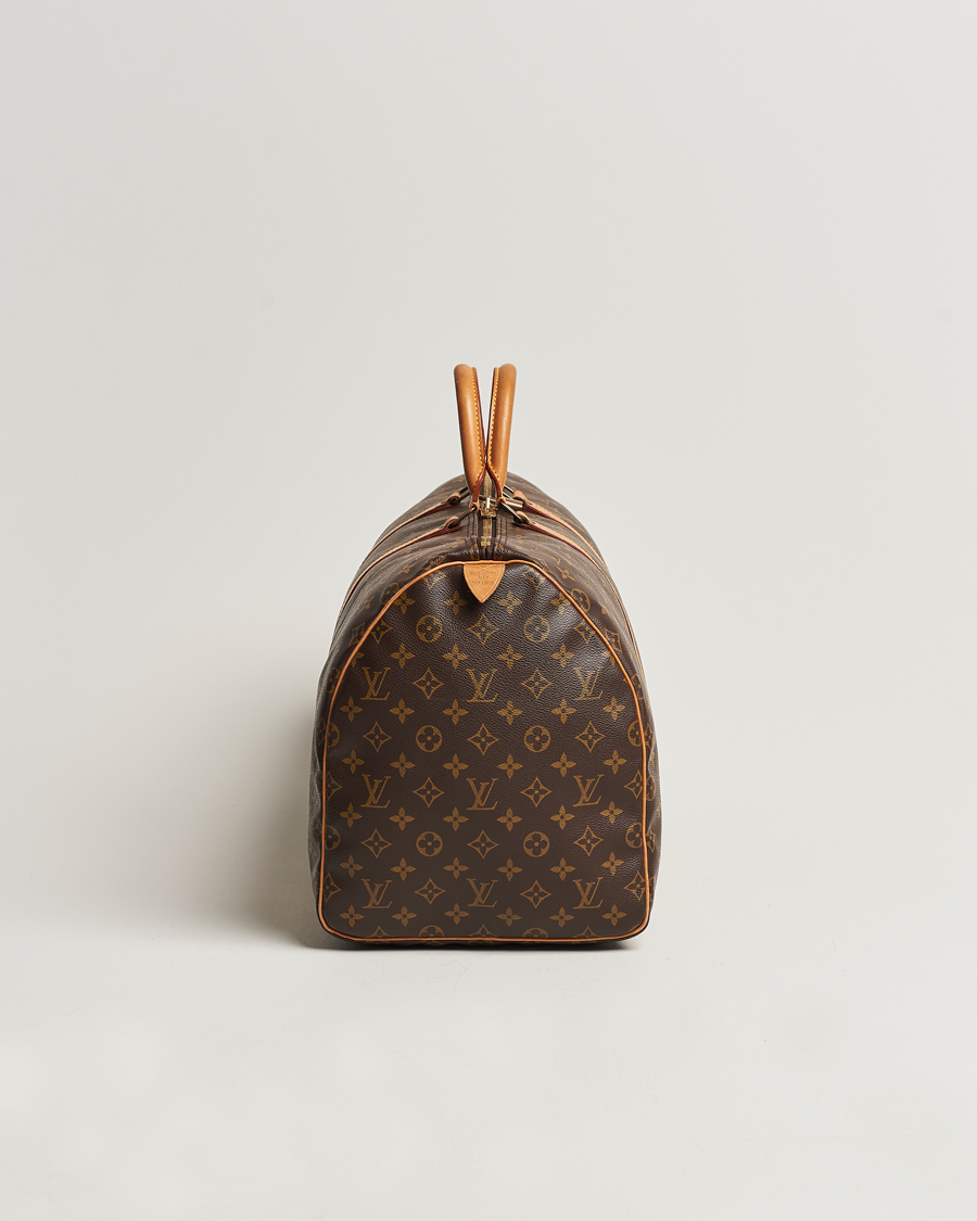 Homme | Louis Vuitton Pre-Owned Keepall 55 Bag Monogram | Louis Vuitton Pre-Owned | Keepall 55 Bag Monogram